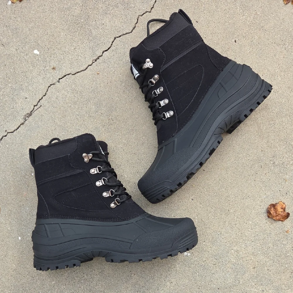 Mishansha Black Winter Boots